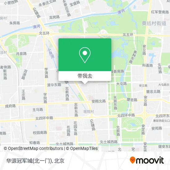 华源冠军城(北一门)地图