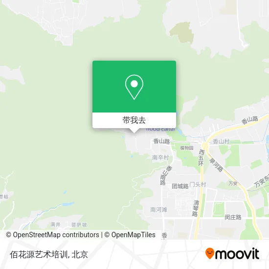 佰花源艺术培训地图