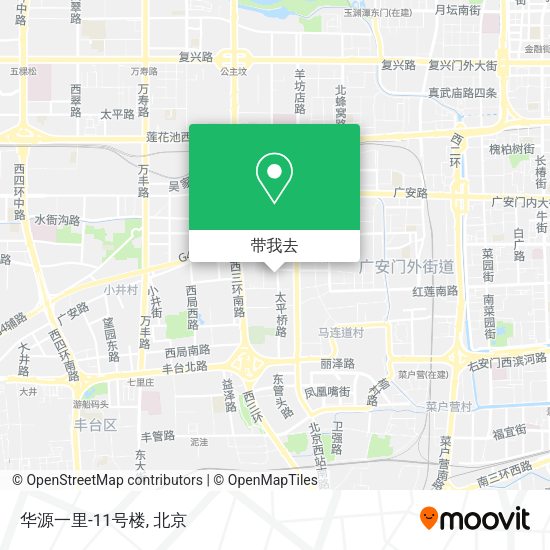 华源一里-11号楼地图