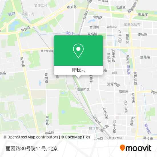 丽园路30号院11号地图