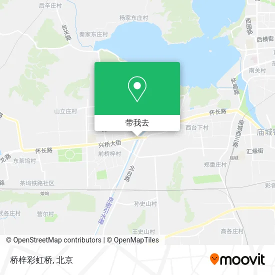 桥梓彩虹桥地图
