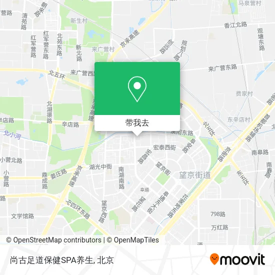 尚古足道保健SPA养生地图