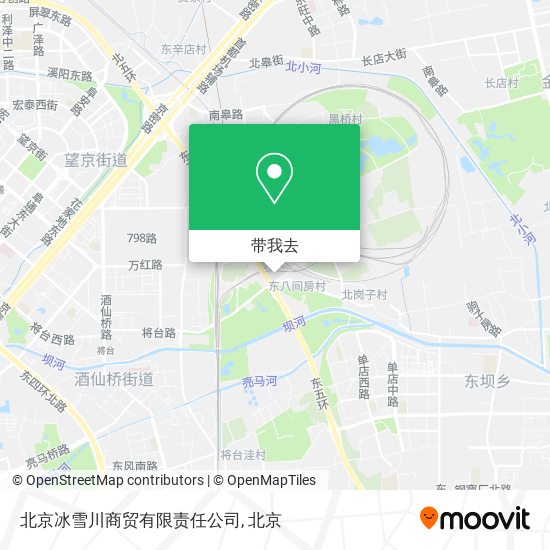 北京冰雪川商贸有限责任公司地图