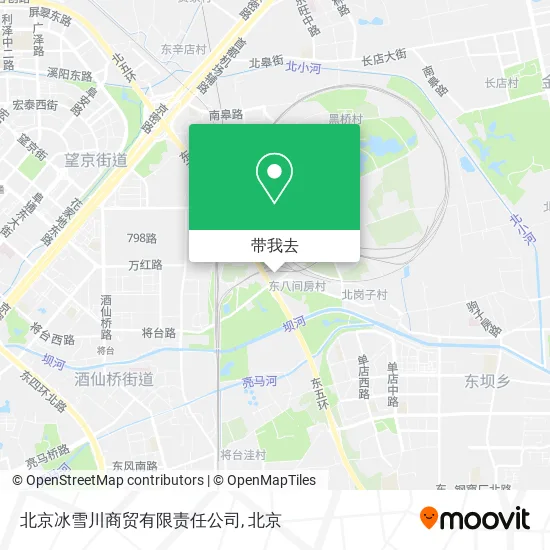 北京冰雪川商贸有限责任公司地图