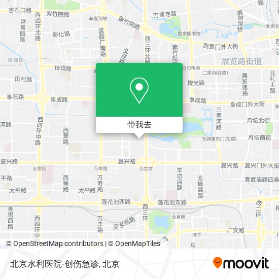 北京水利医院-创伤急诊地图