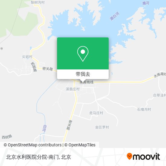 北京水利医院分院-南门地图