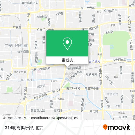 314轮滑俱乐部地图