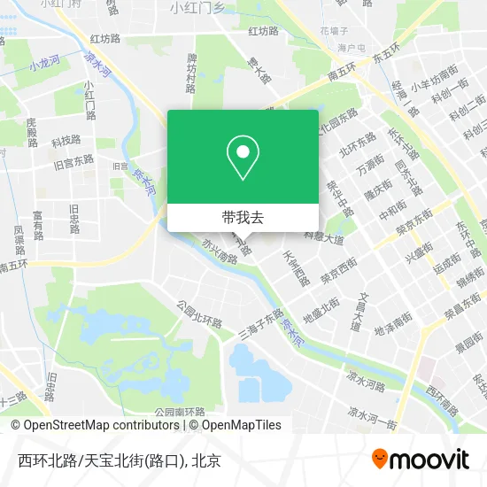 西环北路/天宝北街(路口)地图