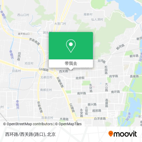 西环路/西关路(路口)地图