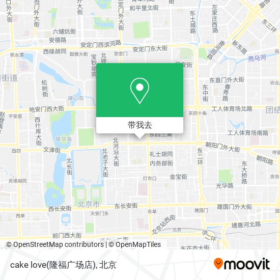 cake love(隆福广场店)地图