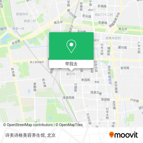 诗美诗格美容养生馆地图