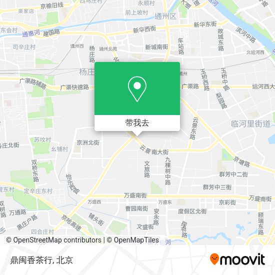 鼎闽香茶行地图
