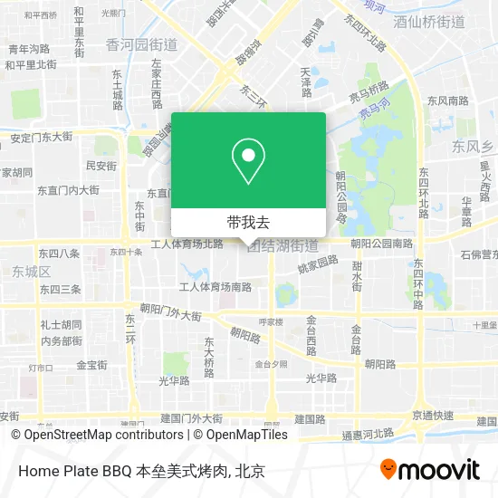 Home Plate BBQ 本垒美式烤肉地图