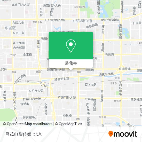 昌茂电影传媒地图