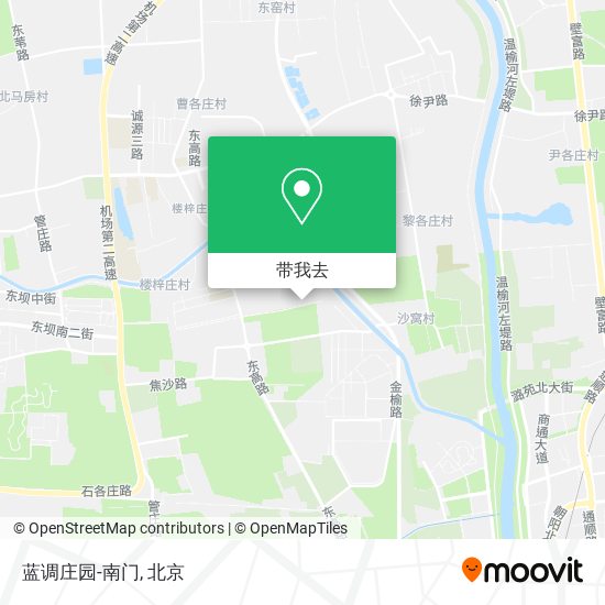 蓝调庄园-南门地图