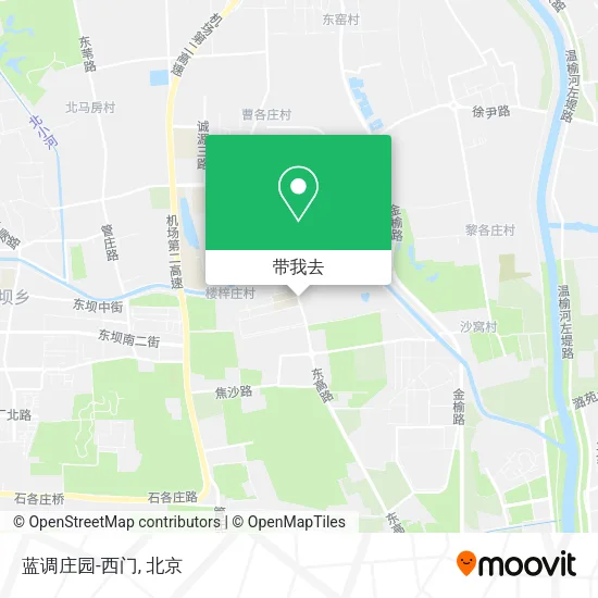 蓝调庄园-西门地图
