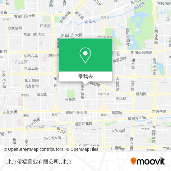 北京侨福置业有限公司地图