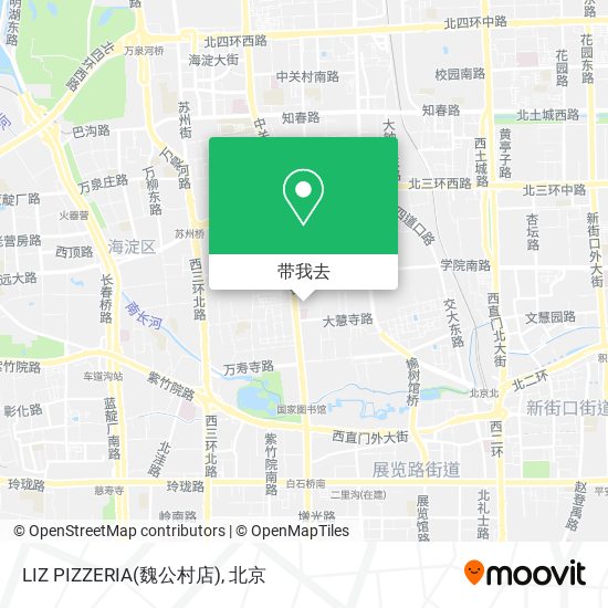 LIZ PIZZERIA(魏公村店)地图