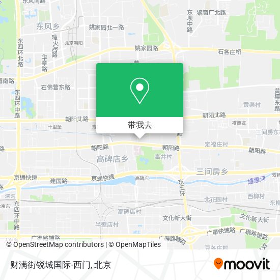 财满街锐城国际-西门地图