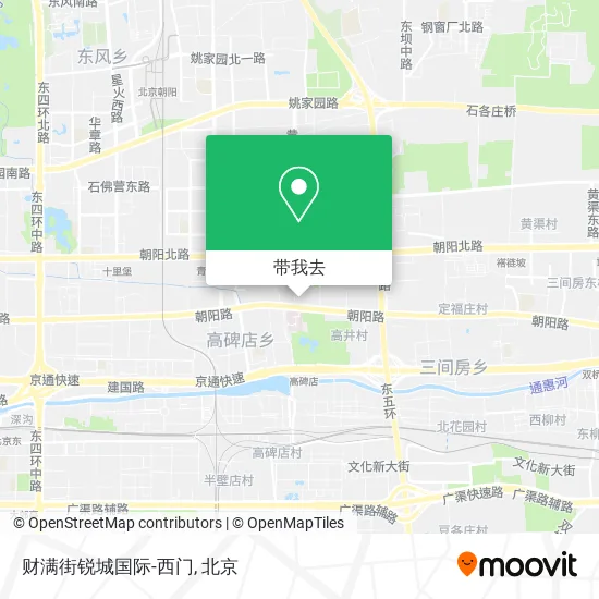 财满街锐城国际-西门地图