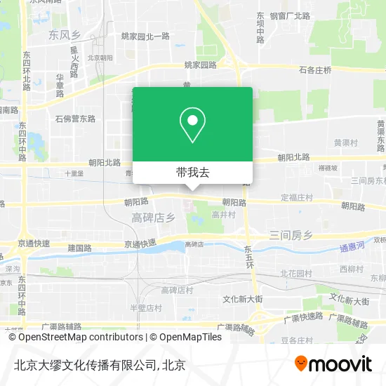北京大缪文化传播有限公司地图