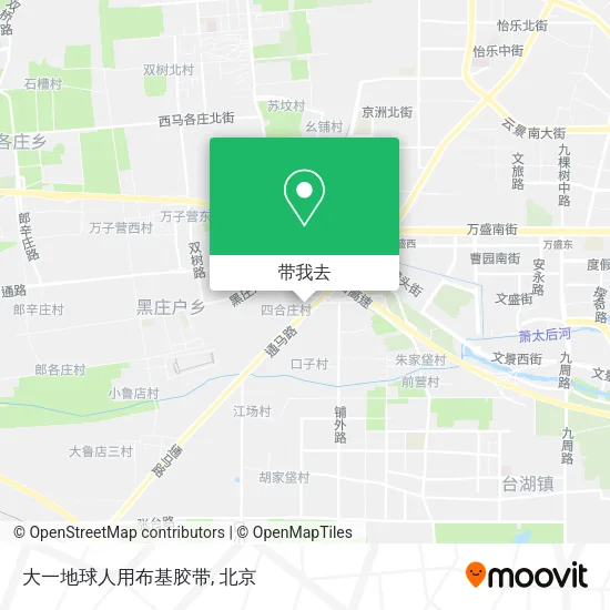 大一地球人用布基胶带地图