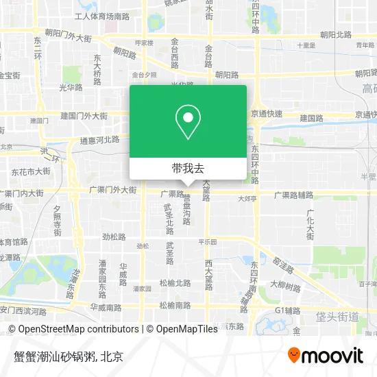 蟹蟹潮汕砂锅粥地图
