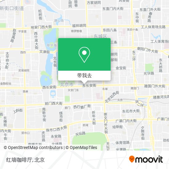 红墙咖啡厅地图