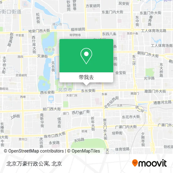 北京万豪行政公寓地图