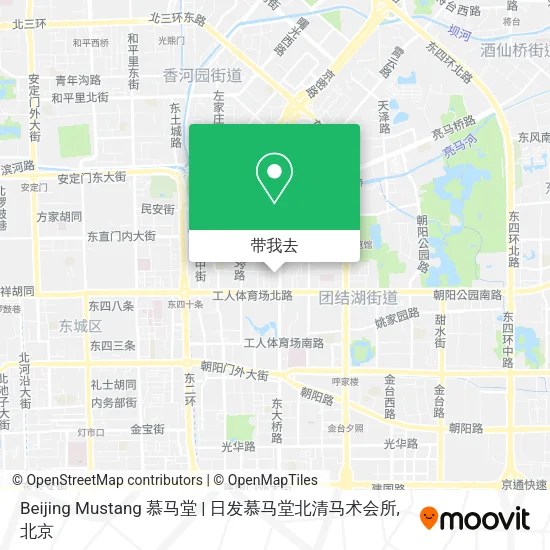 Beijing Mustang 慕马堂 | 日发慕马堂北清马术会所地图