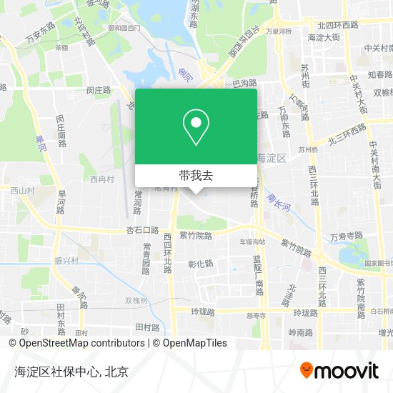 海淀区社保中心地图