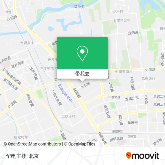 华电主楼地图