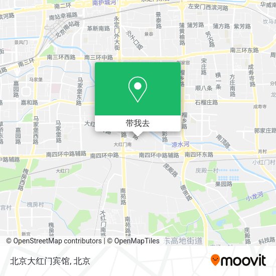 北京大红门宾馆地图