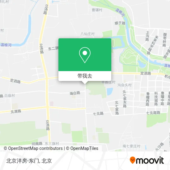 北京洋房-东门地图