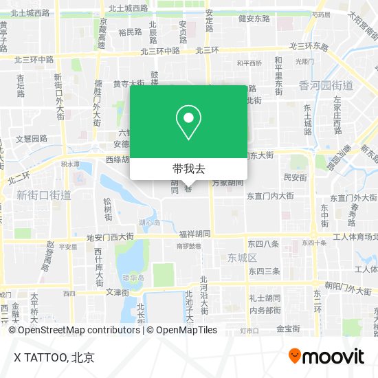 X TATTOO地图
