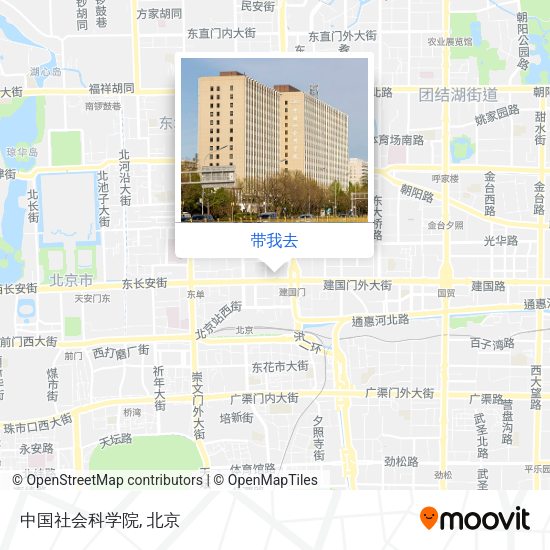中国社会科学院地图
