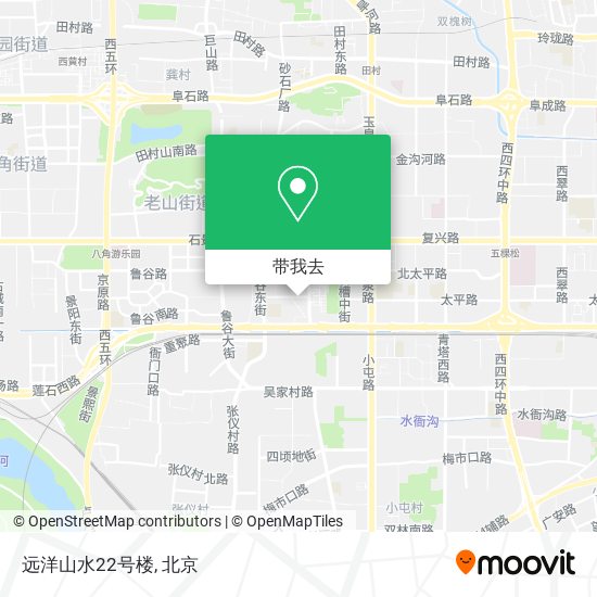 远洋山水22号楼地图