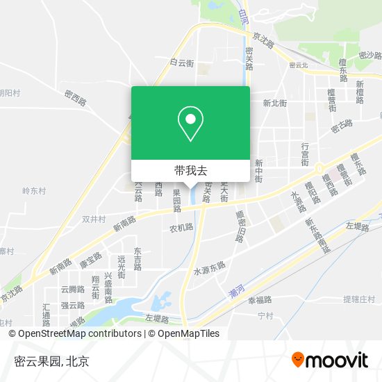 密云果园地图