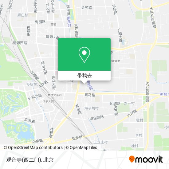 观音寺(西二门)地图