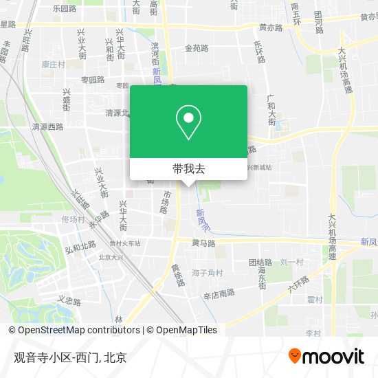 观音寺小区-西门地图