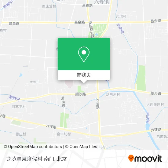 龙脉温泉度假村-南门地图