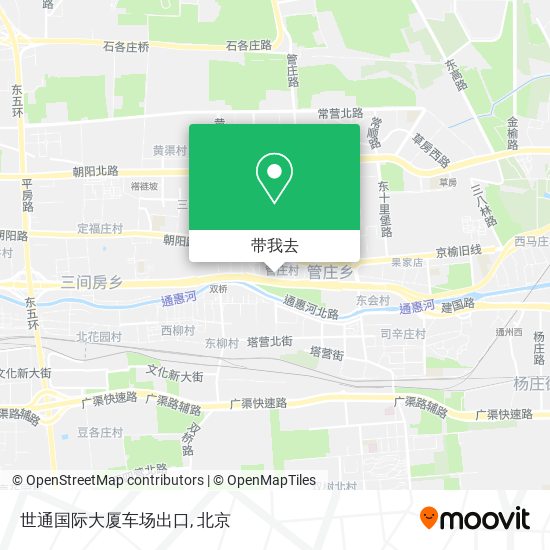 世通国际大厦车场出口地图
