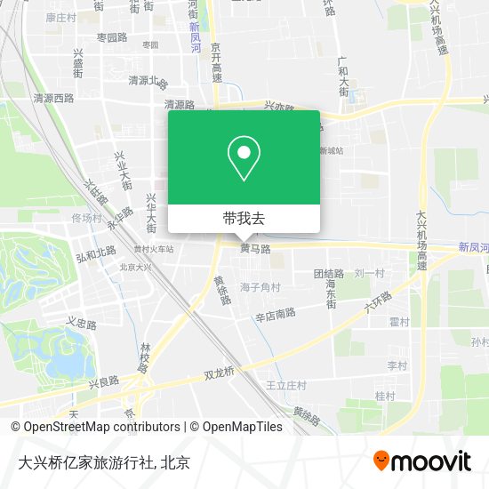 大兴桥亿家旅游行社地图