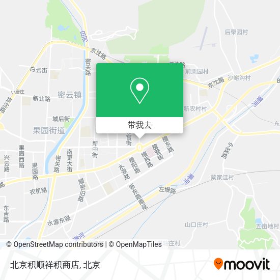 北京积顺祥积商店地图