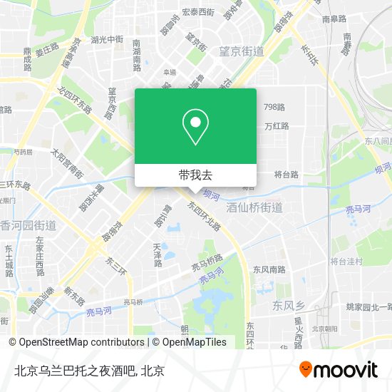北京乌兰巴托之夜酒吧地图