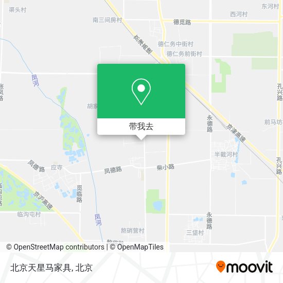 北京天星马家具地图