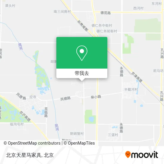 北京天星马家具地图
