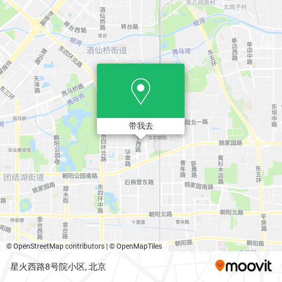 星火西路8号院小区地图