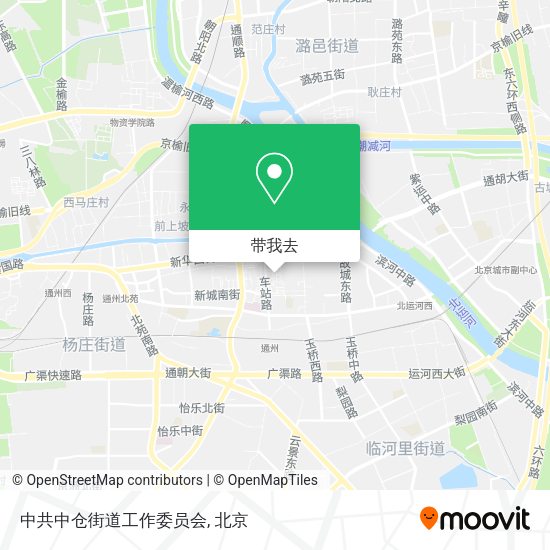 中共中仓街道工作委员会地图