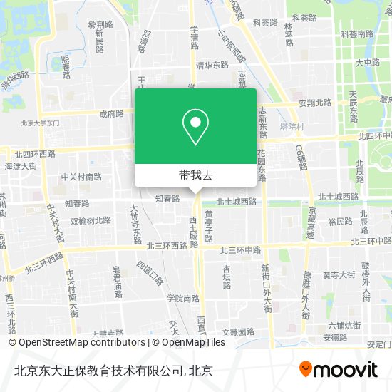 北京东大正保教育技术有限公司地图